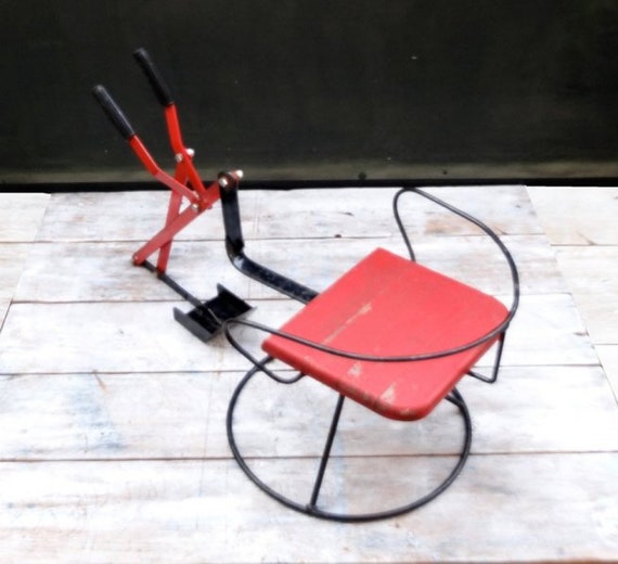 red digger toy