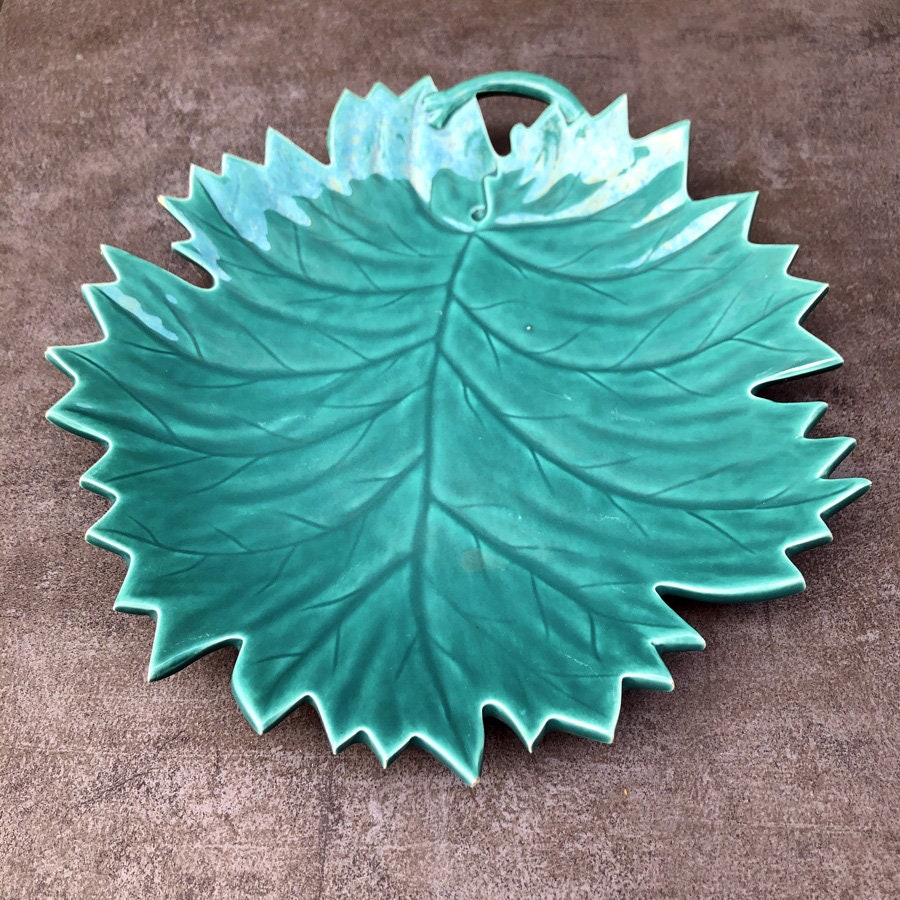 Plat Feuille de Houx Vintage 50's