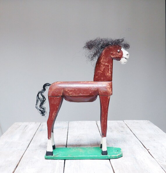 old wooden horse