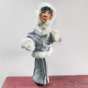 Antique puppet on base "The Eskimo"