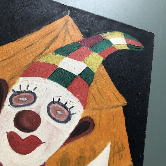 70年代の絵画「ピエロ」 - Etsy 日本