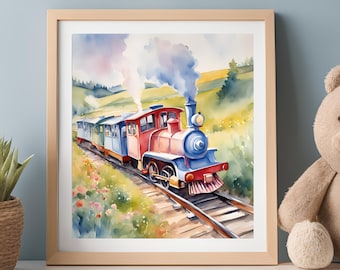 Multi Colored Train