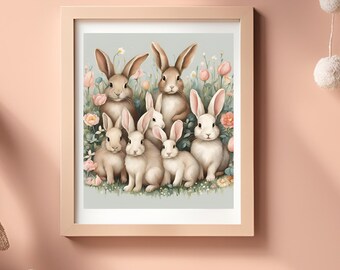 Familia de conejos