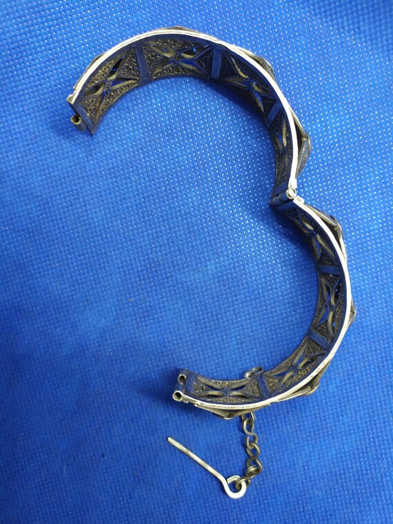 Moroccan Jewelry, vintage silver  Tiznit style fi… - image 9