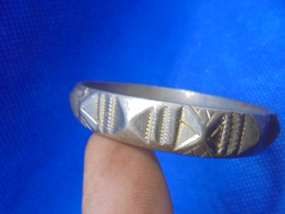 Moroccan Jewerly, old fine silver Berber narrow s… - image 3