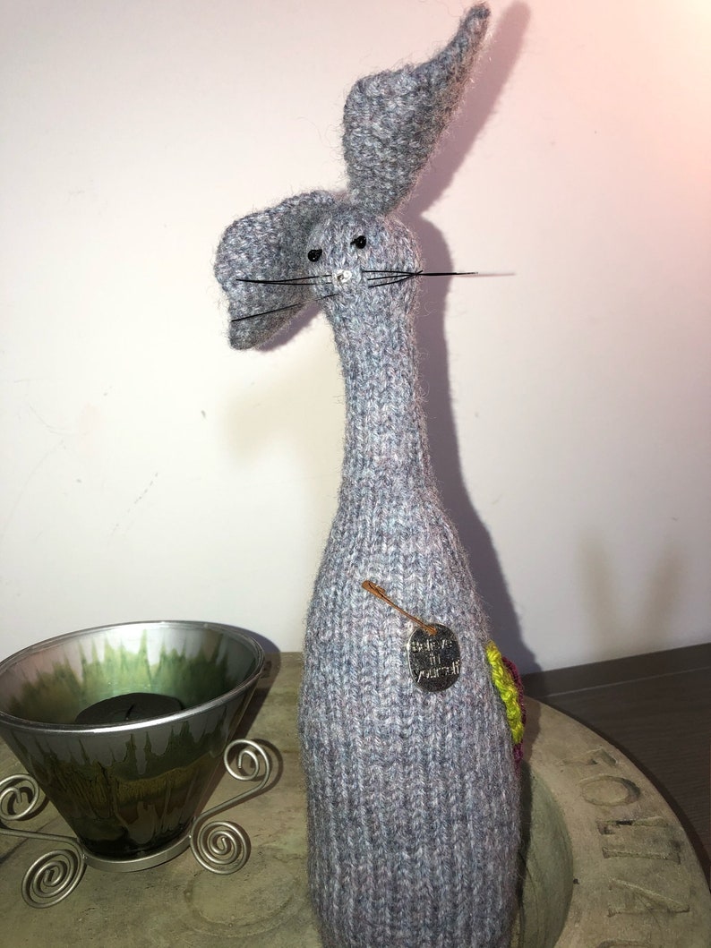 Felted Funky Bunny 3