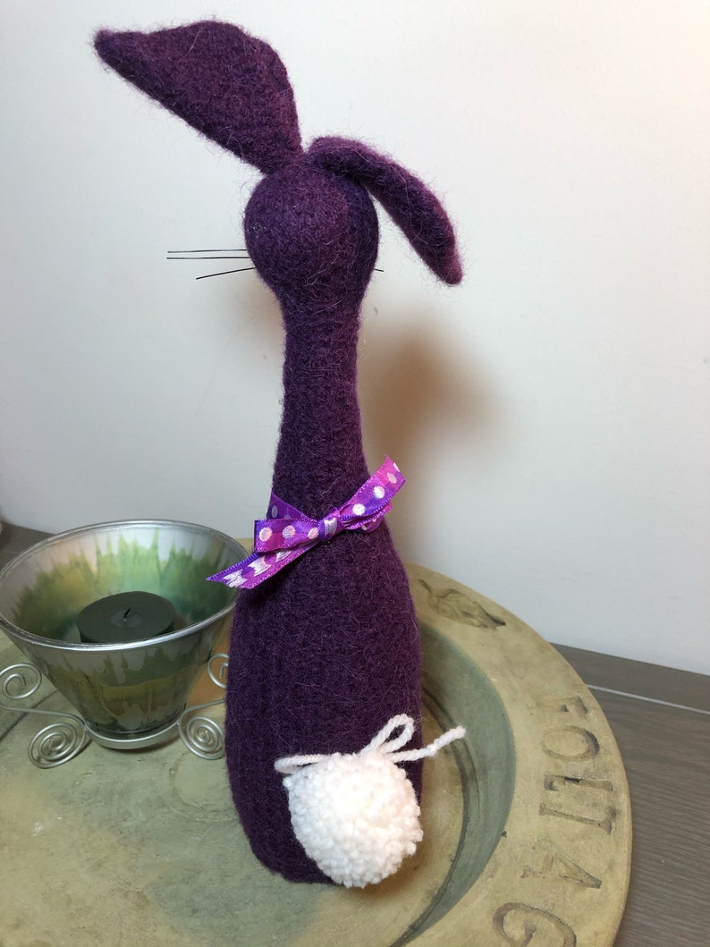 Felted Funky Bunny 3