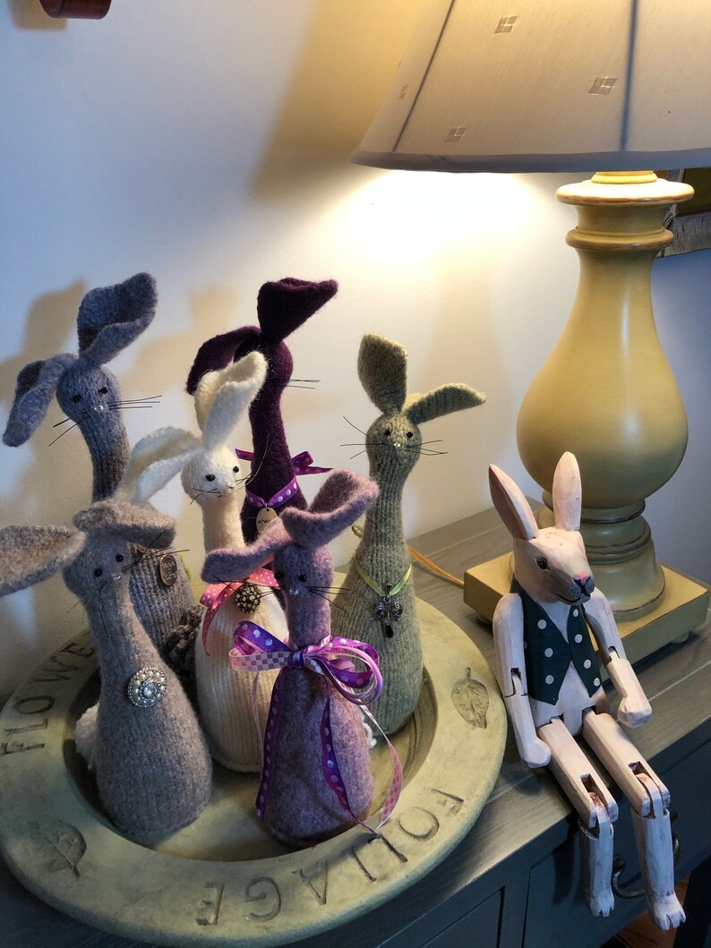 Felted Funky Bunny 3