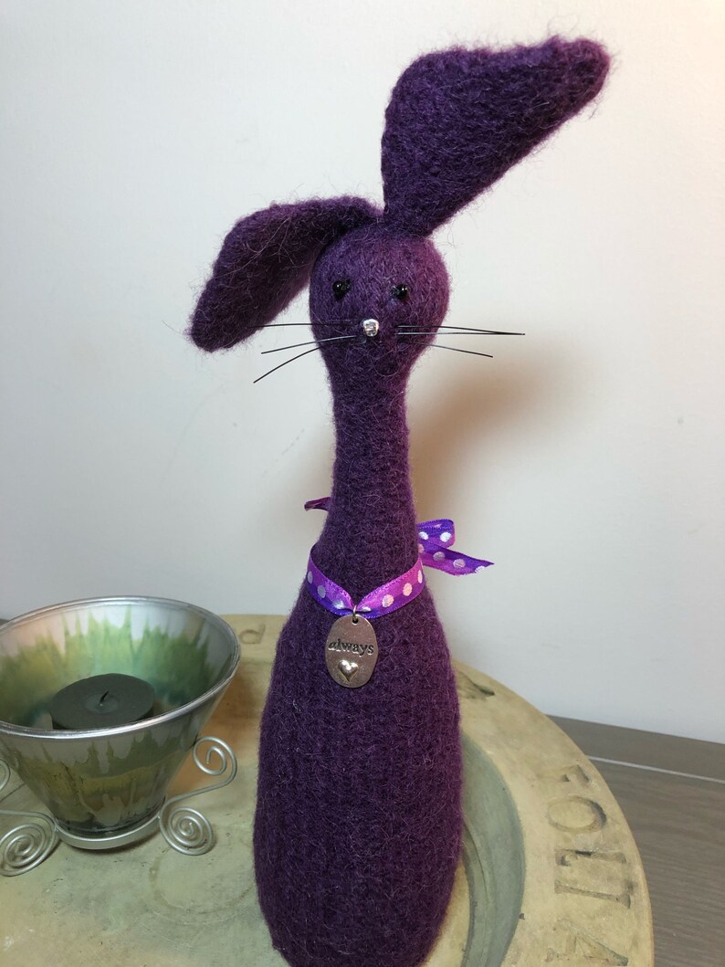 Felted Funky Bunny 3