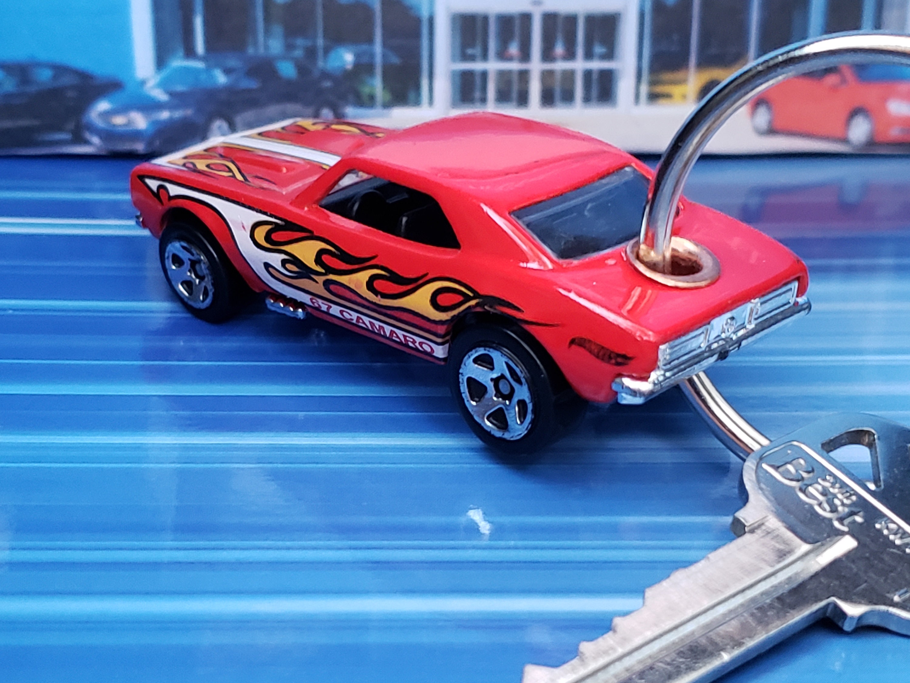 Hot Wheels Keychain 1967 Camaro Car Keychain Keyring with NO Etsy