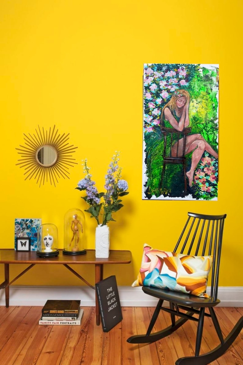 Original Artwork on Canvas Modern Oil Painting Art for Living Etsy