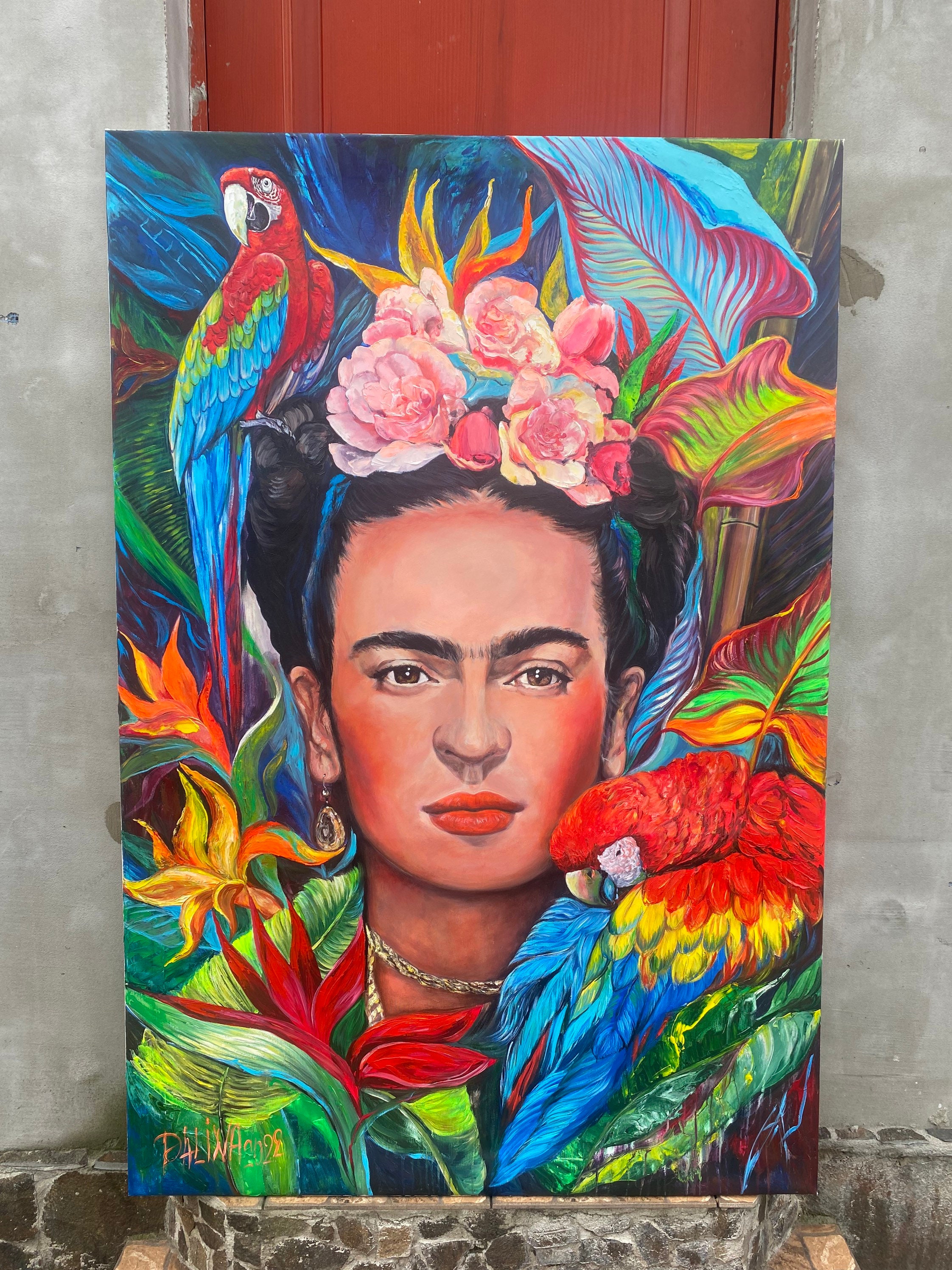 Frida Kahlo Pop VI - CANVAS or PRINT WALL ART Nigeria