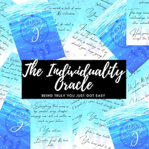 Oracle Card Deck, Tarot Cards, Oracle Gift, Oracle cards, Oracle Decks, Be Yourself Oracle, Unique Oracle Cards, Divination gift, Psychic,