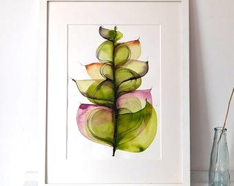 Original ink artwork_Oleander 3