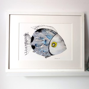 Fine Arts-afdruk vanuit originele inkttekening