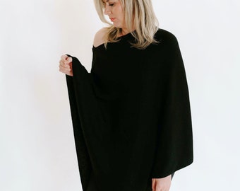 Breathable Nursing Cover - Black