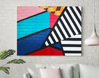 Colorful Abstract Photograph, Printable Wall Art, Instant Digital Download