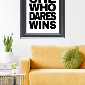 Inspirational Quote Printable, Contemporary Office Wall Art, Feminist ...