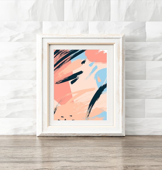 Abstract Art Printable, Colorful Art Print, Instant Digital File