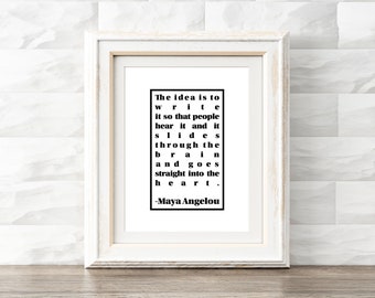 Maya Angelou Quote Printable