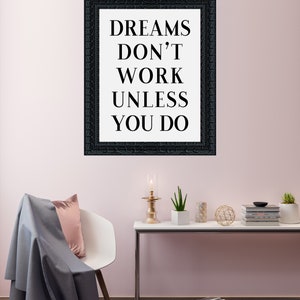 Printable Office Decor, Inspirational Quote Print, Typography Download ...