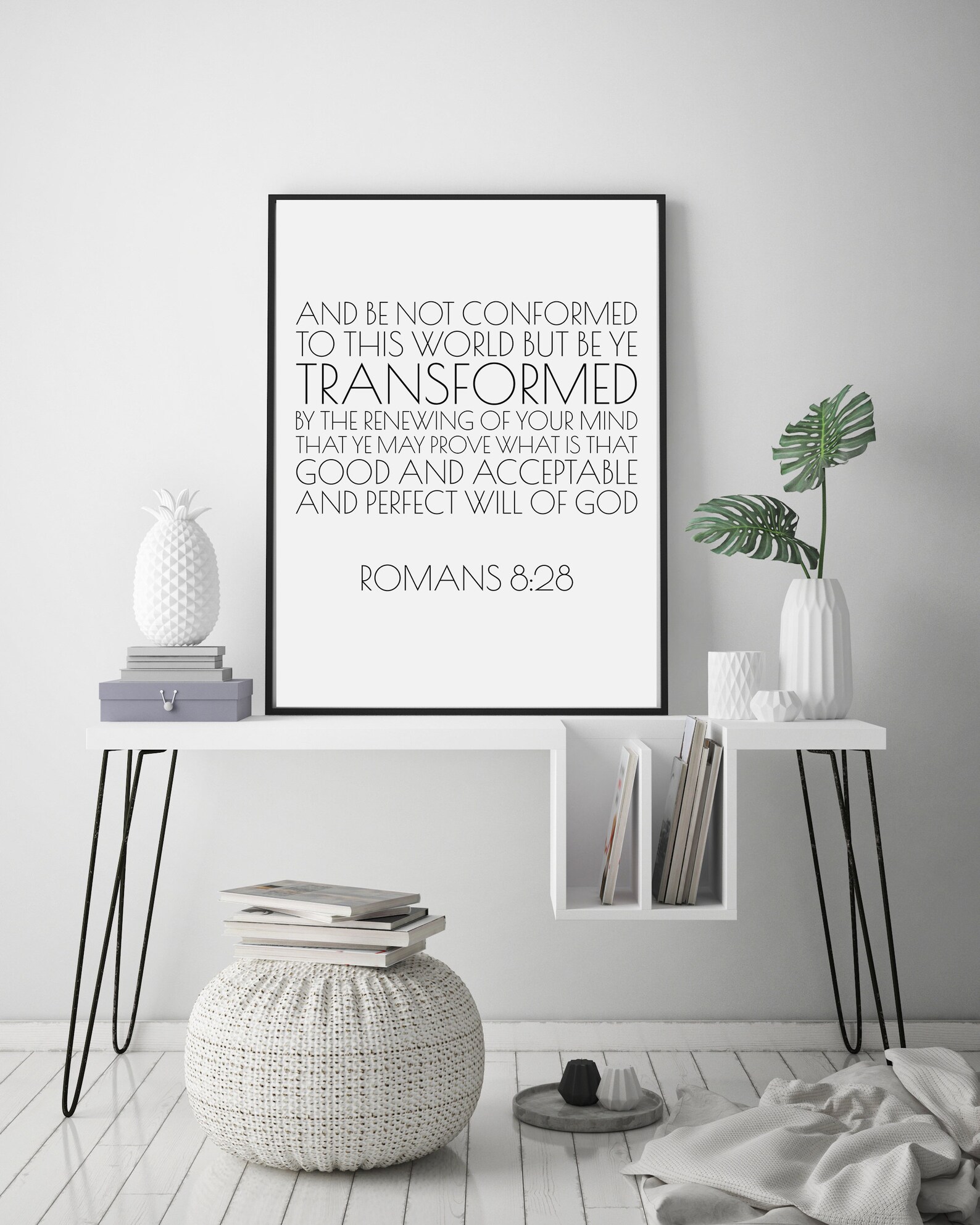 Romans 8:28 Printable KJV Bible Scripture Digital Download | Etsy