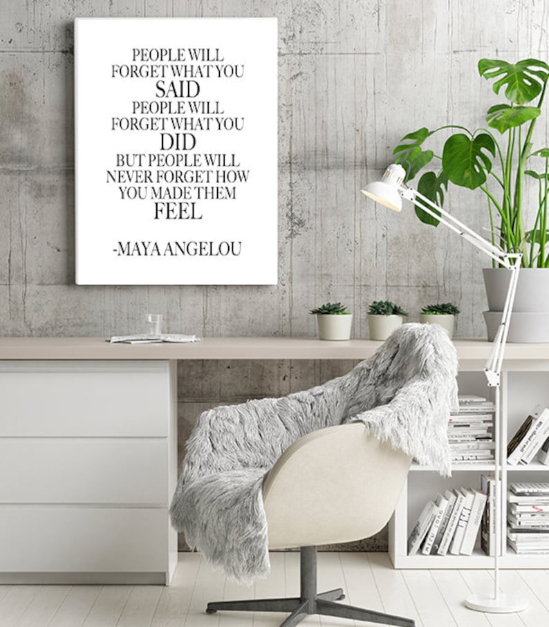 Maya Angelou Quote Printable - Etsy