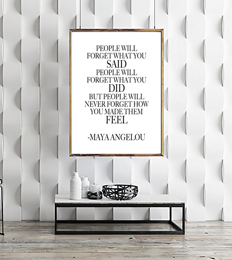 Maya Angelou Quote Printable - Etsy