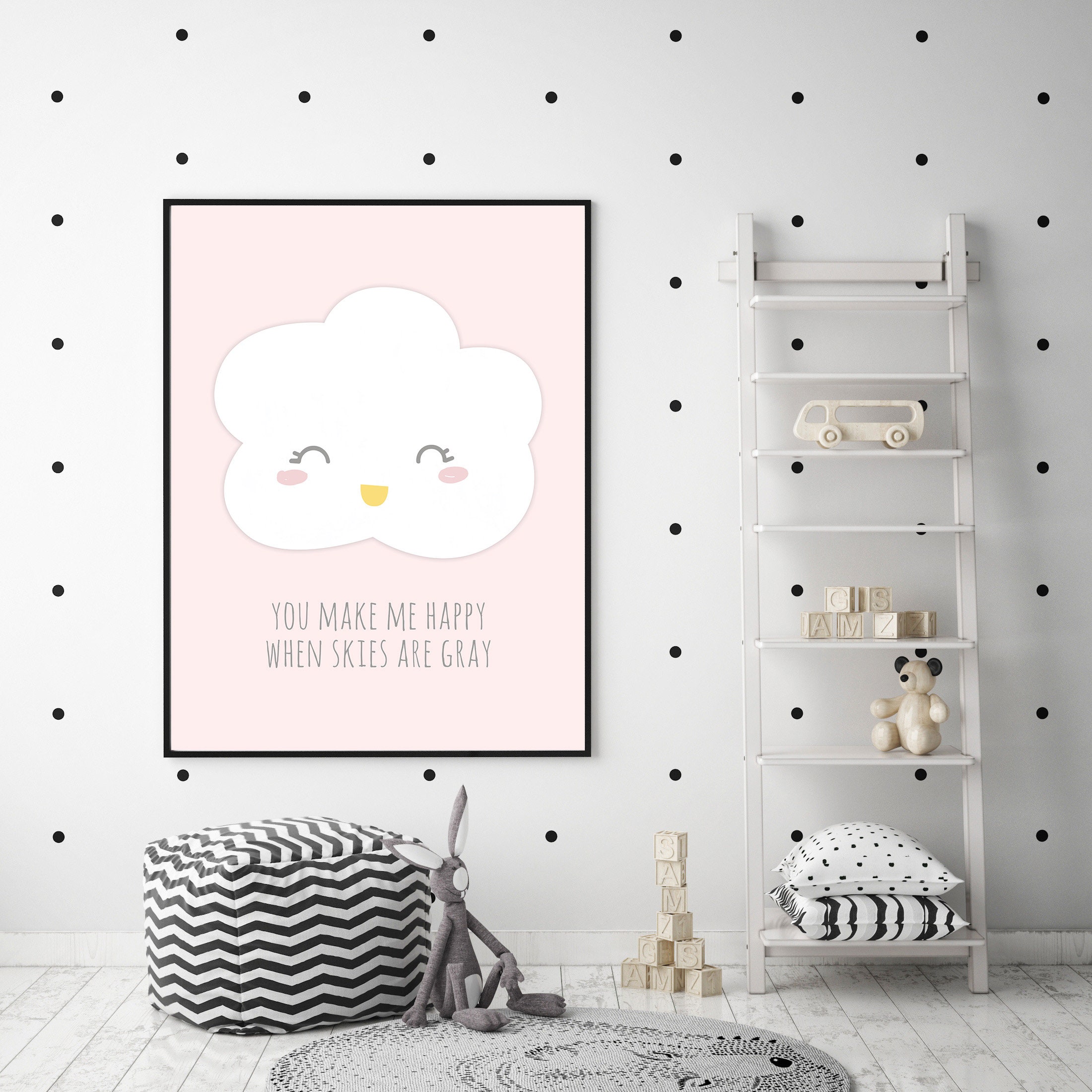 Printable Nursery Art, Girl's Room Decor, Instant Download File, You ...