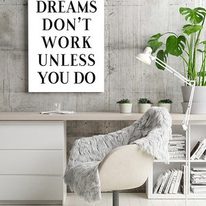 Printable Office Decor, Inspirational Quote Print, Typography Download ...