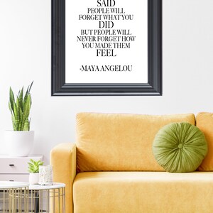 Maya Angelou Quote Printable - Etsy