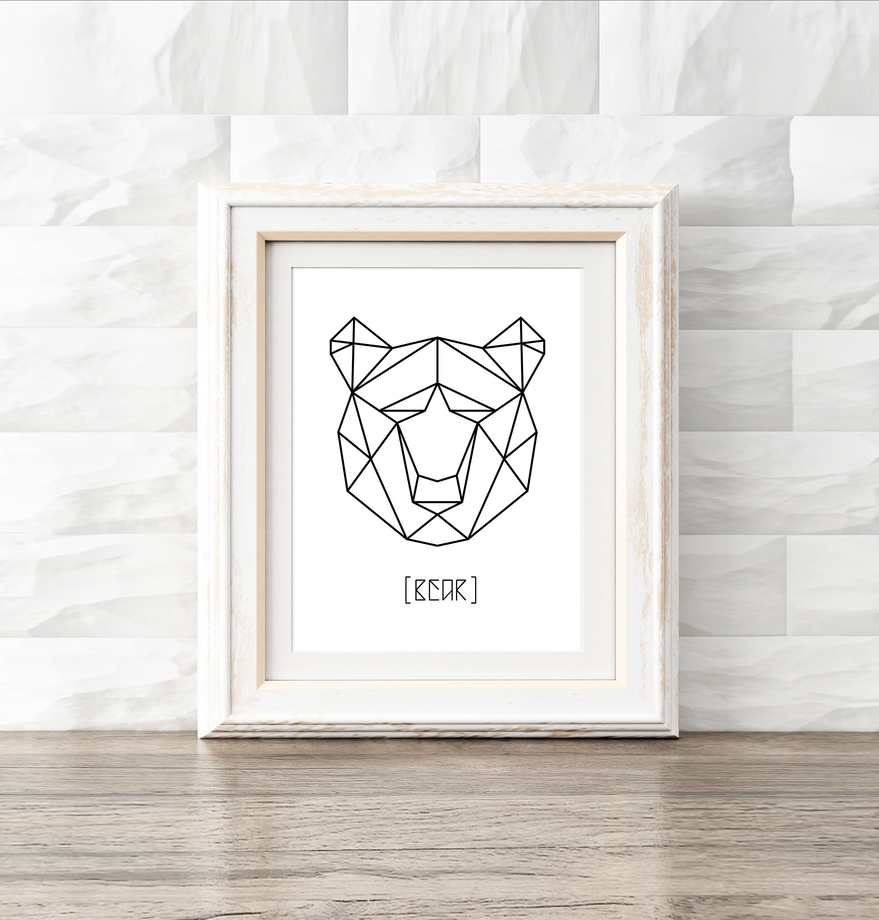 Origami Bear Animal Head Printable - Etsy