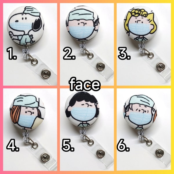 Button interchangeable badge reel, nurse badge reel, retractable badge, cute badge reel, name badge holder, medical badge Reel, gift