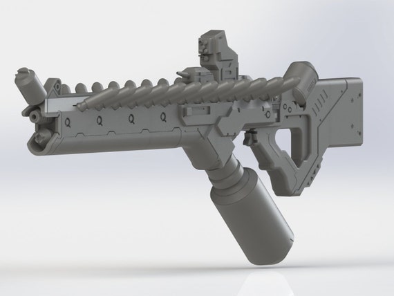 Best KIT M41A Aliens Pulse Rifle Lifesize Forjadict3d Replica 3d Printed FanArt