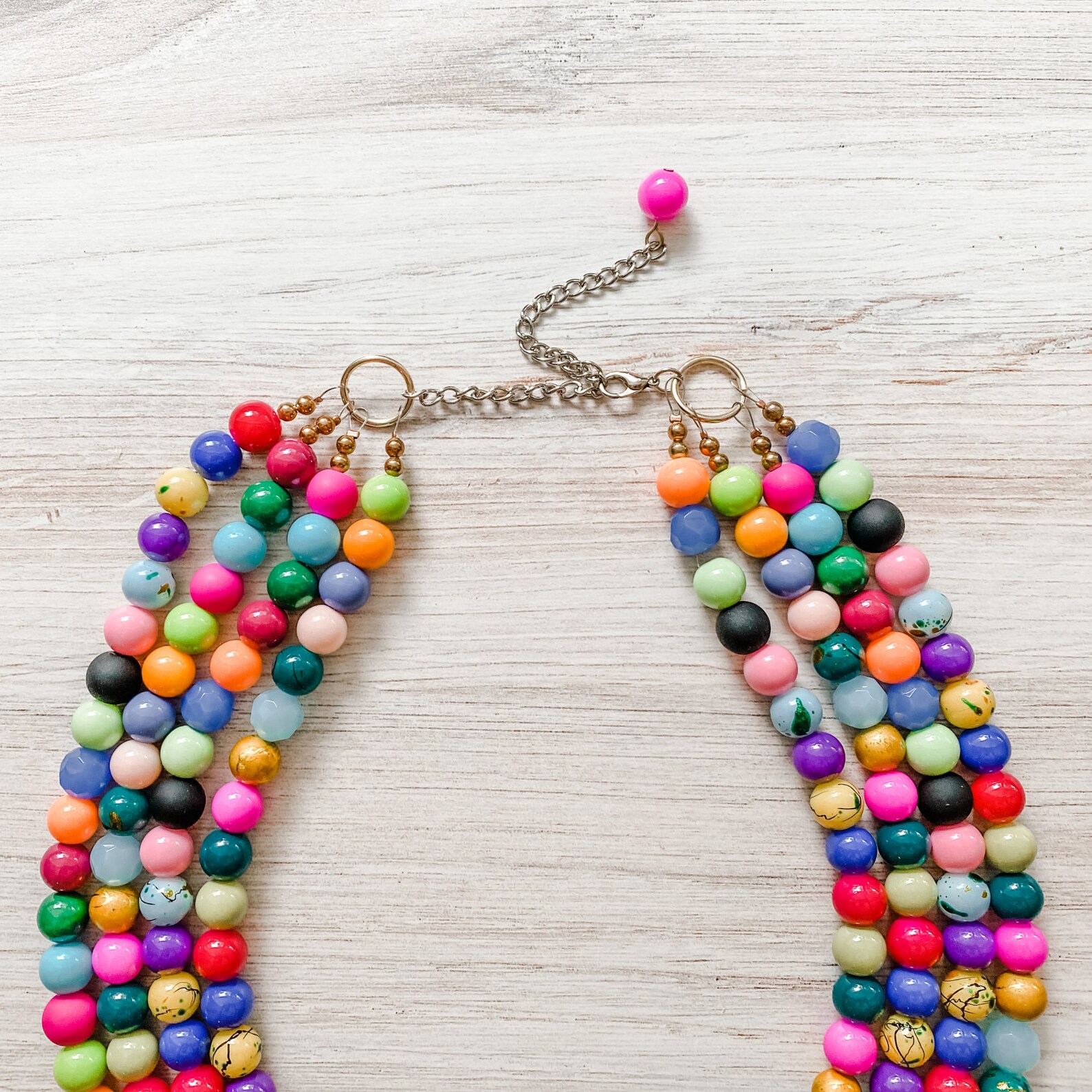 Clataly Regenbogen Einhorn Schmuck Set - Halskette, Ohrringe & Armband