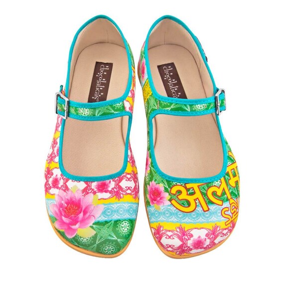 Hot Chocolate Design Women's Mary Jane Flat Shoes Chocolaticas Shanthi Hot Chocolate Design Chocolaticas Sailor Mary Jane