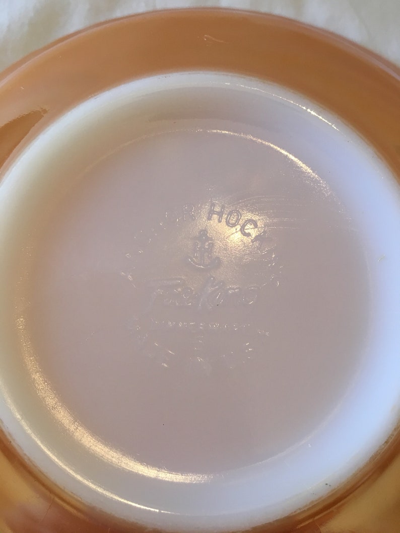 Fire King Peach Luster Bowl