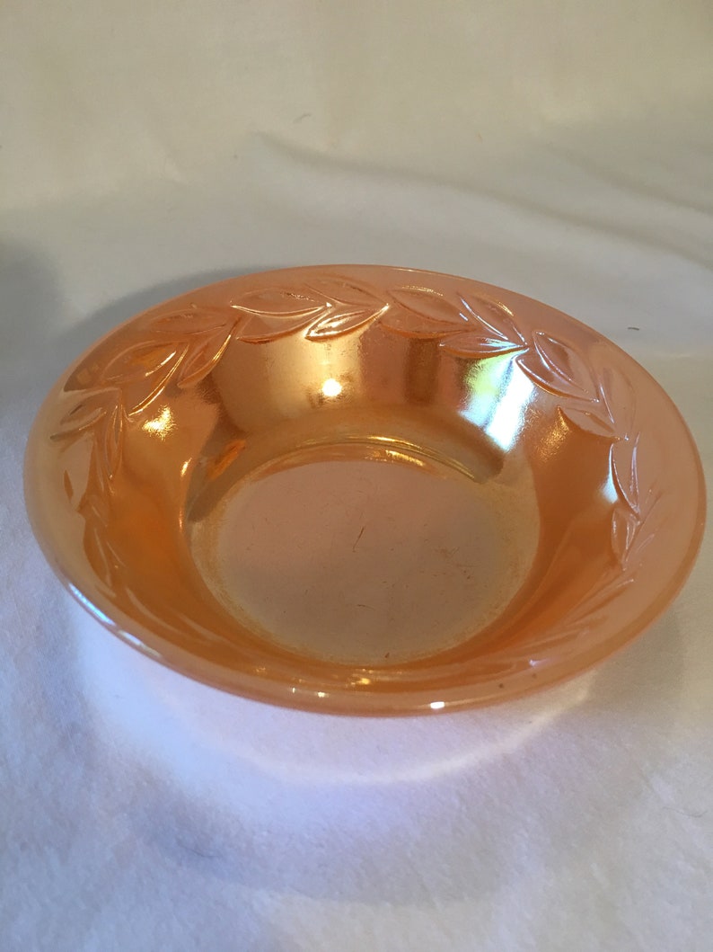 Fire King Peach Luster Bowl