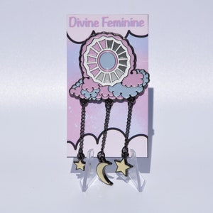 Divine Feminine Mac Miller Pin - Enamel Pin with Glitter and Chains - Exclusive Most Dope Rap Merch - Collectible Hat Pin - Great for Gift