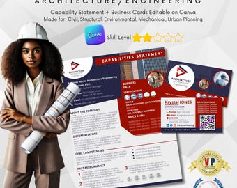 Architecture/Engineering Capability Statement & BC w/ Writing Guide