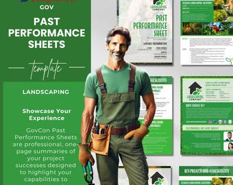 Past Performance Sheet - Landscaping