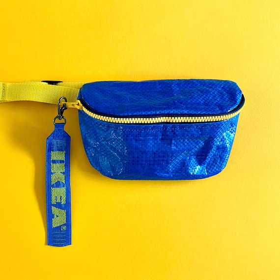 IKEA KNOLIG KEY Chain Zippered Coin Purse - Resembles Frakta Blue Bag - NEW  $1.95 - PicClick