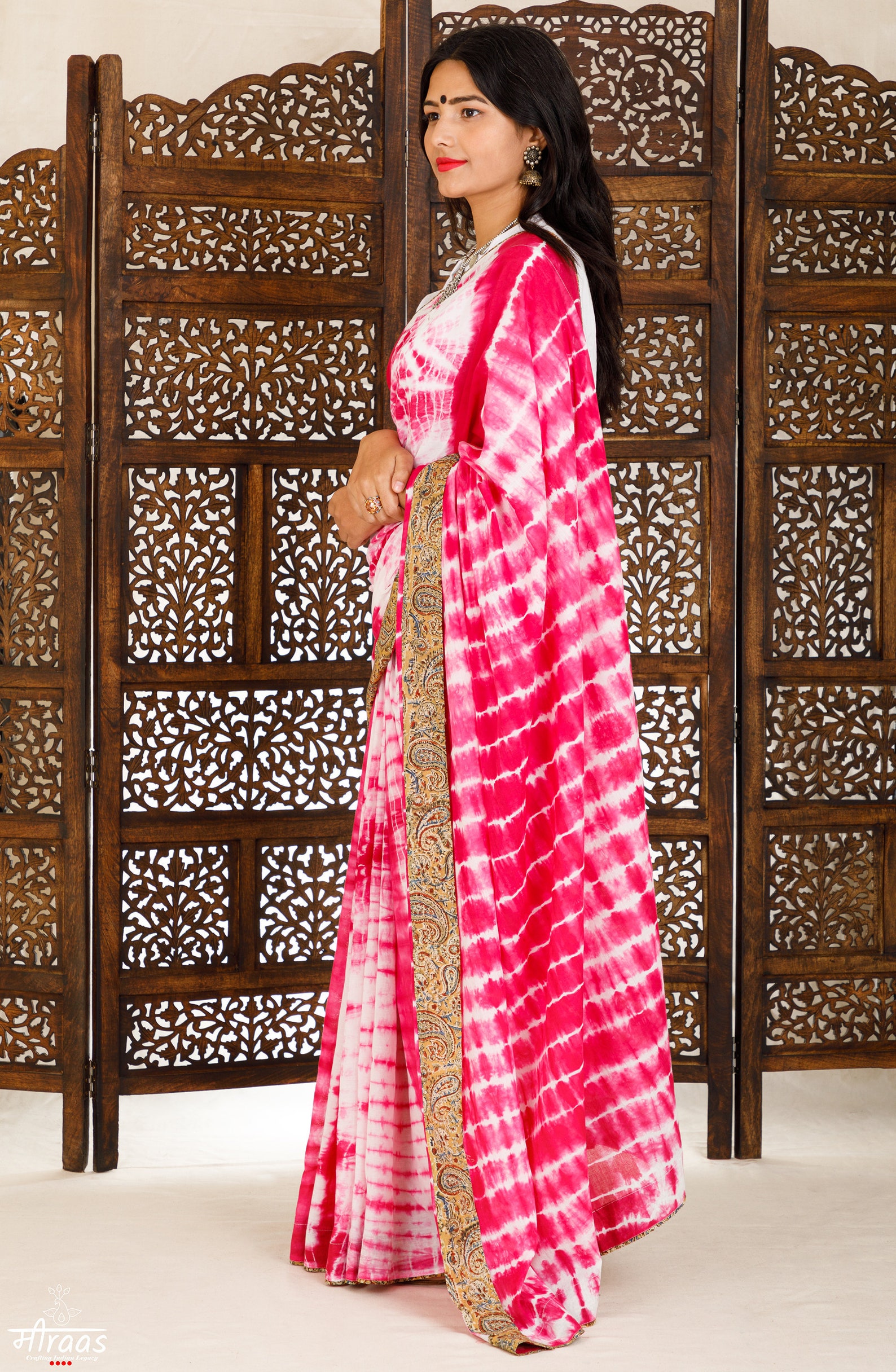 Hand NUI Shibori Saree/shibori Cotton Saree/cotton Etsy