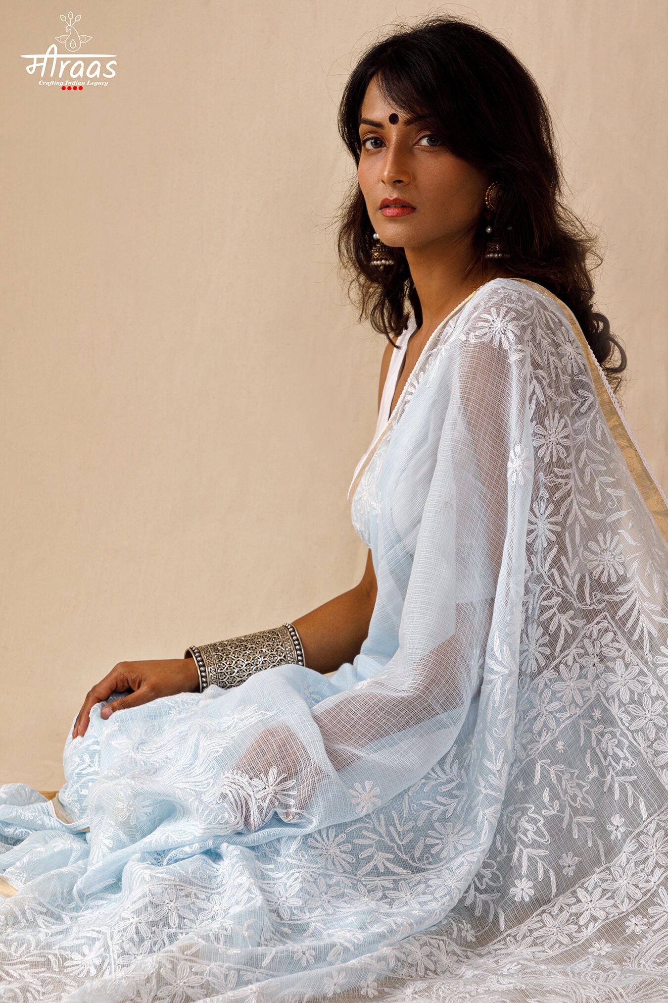 kota chikankari saree