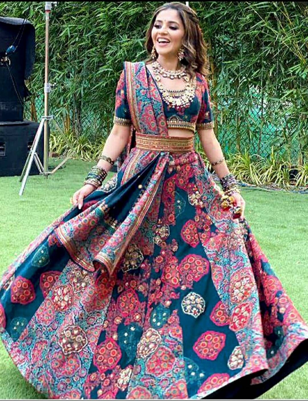 Printed Lehenga Choli Dupatta Party 