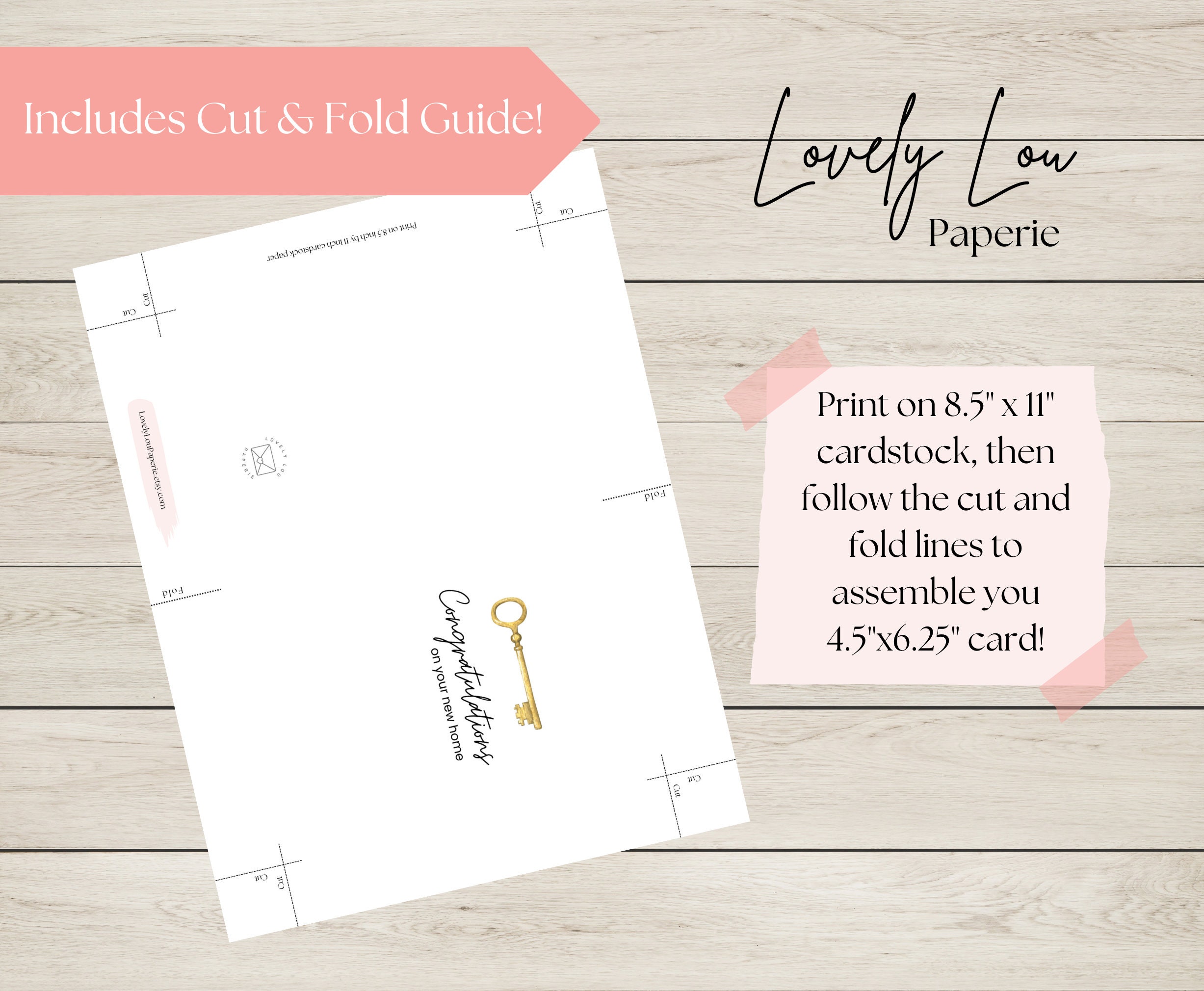 PRINTABLE New Home Card Congratulations on Your New Home Instant ...