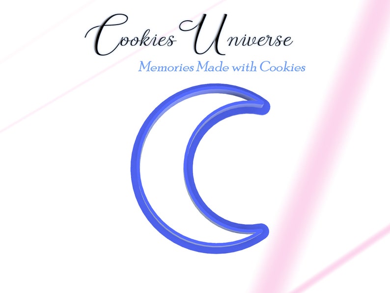 Crescent Moon Cookie Cutter Fondant Cutter
