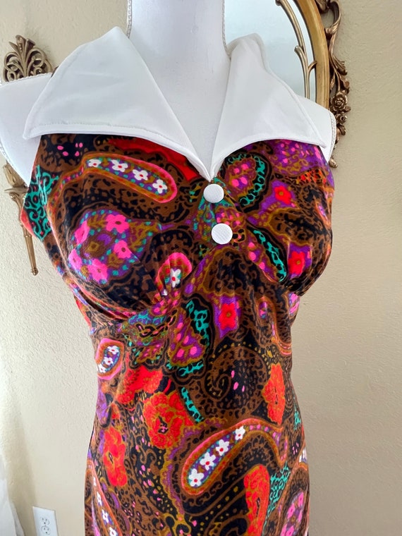 Psychedelic Paisley Dress - image 1