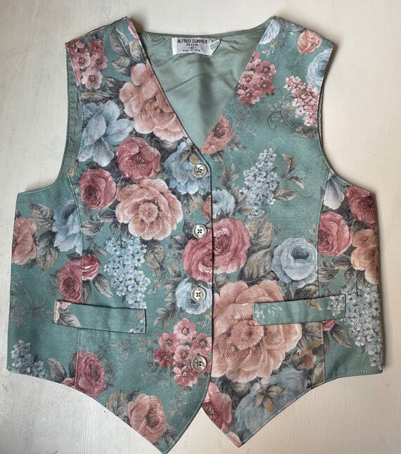 90’s Floral Skirt and Waistcoat - image 4