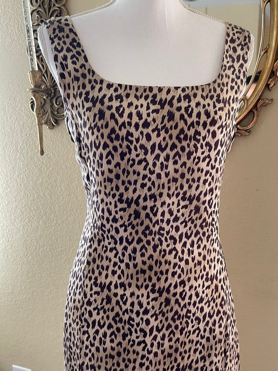 Fabulous Maxi Length Leopard Dress